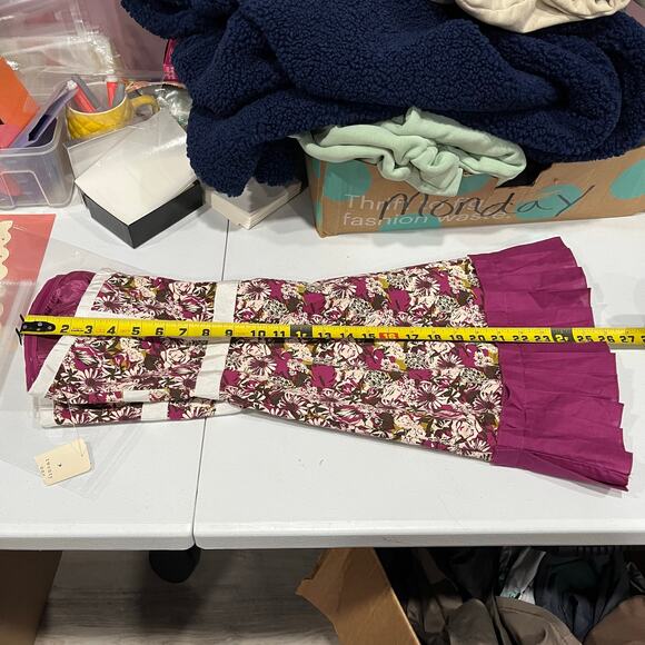 New Forever 21 Floral Babydoll Tube Top Mini Dress Y2K Womens Medium Tulle Girly - Picture 9 of 9